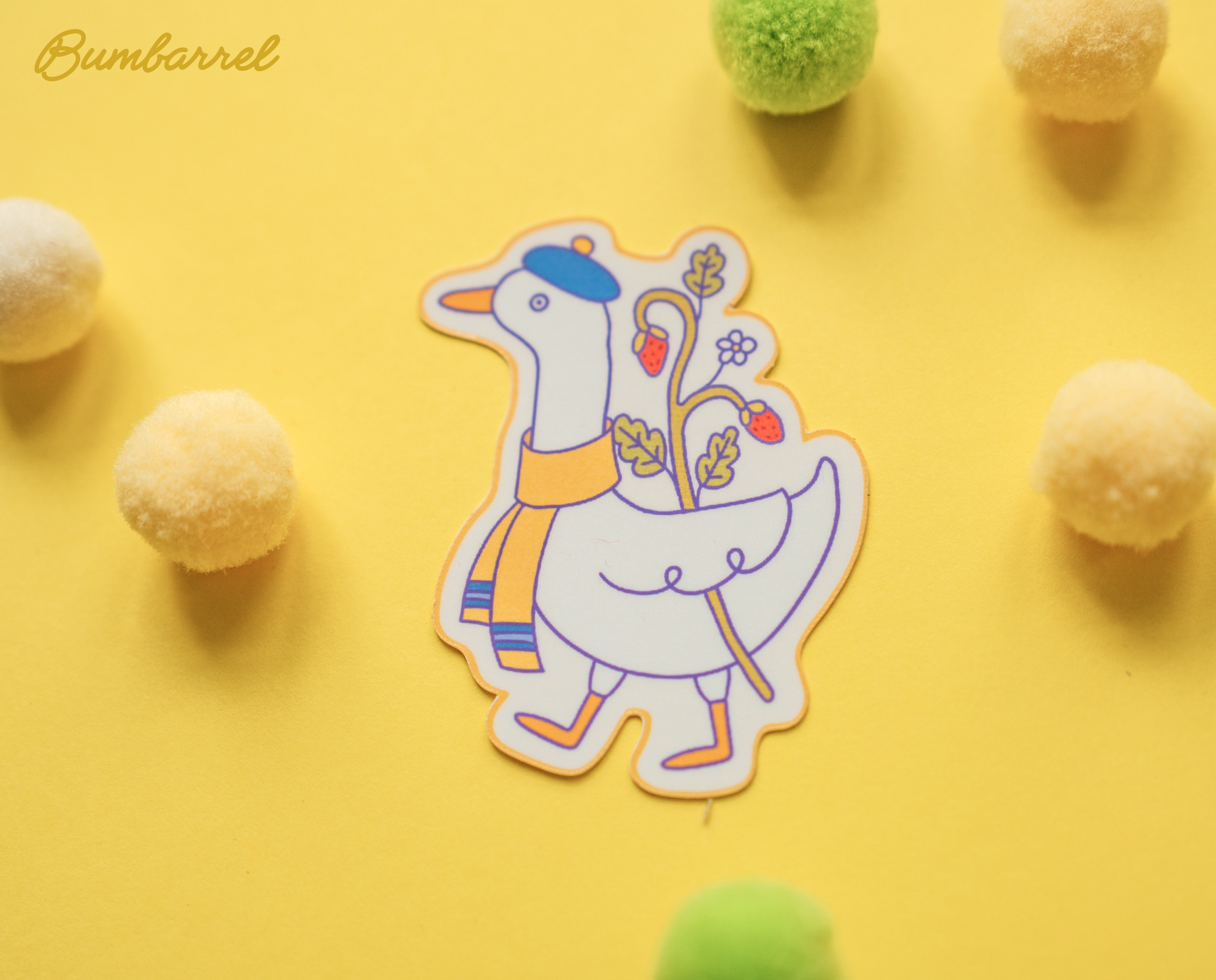 Big Spring Die-Cut Sticker Set | 3 Large Hand-Painted Decals in Gift Packaging