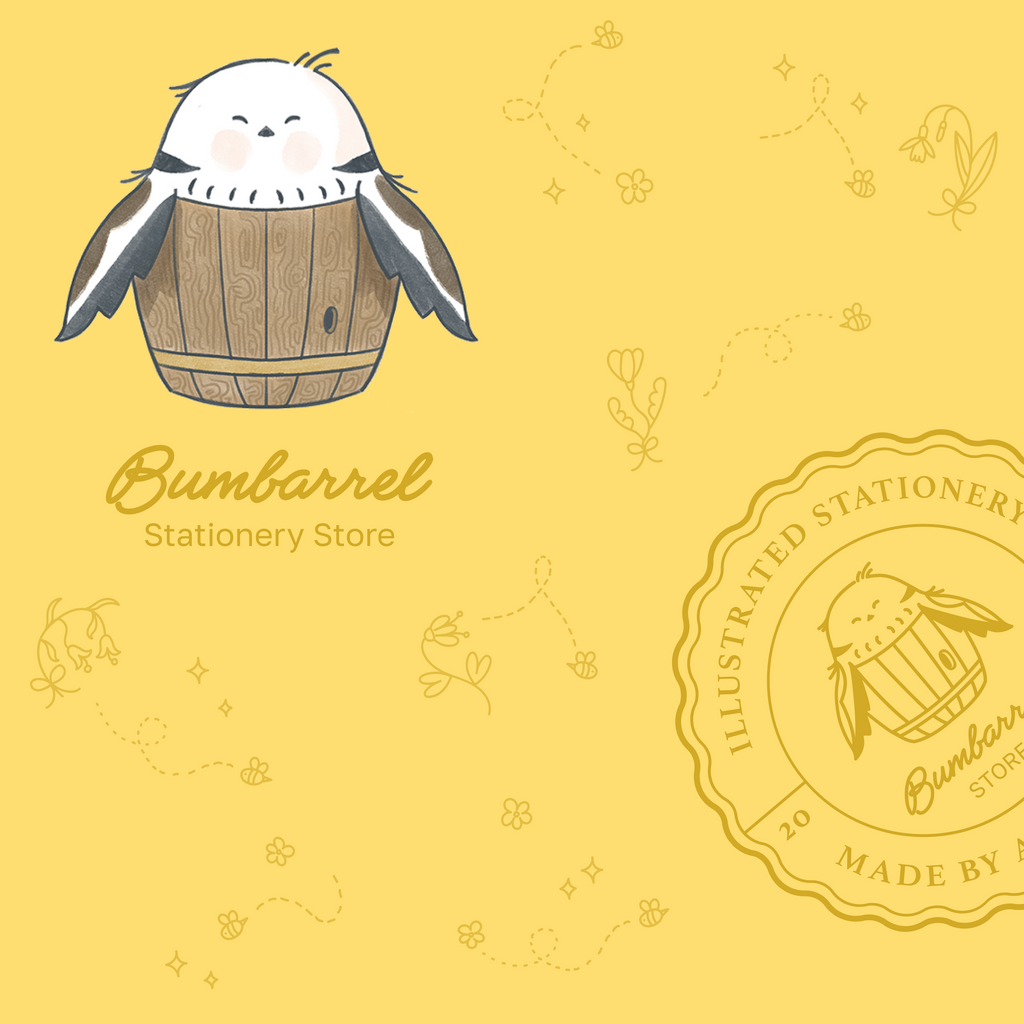 Big Spring Die-Cut Sticker Set | 3 Large Hand-Painted Decals in Gift Packaging