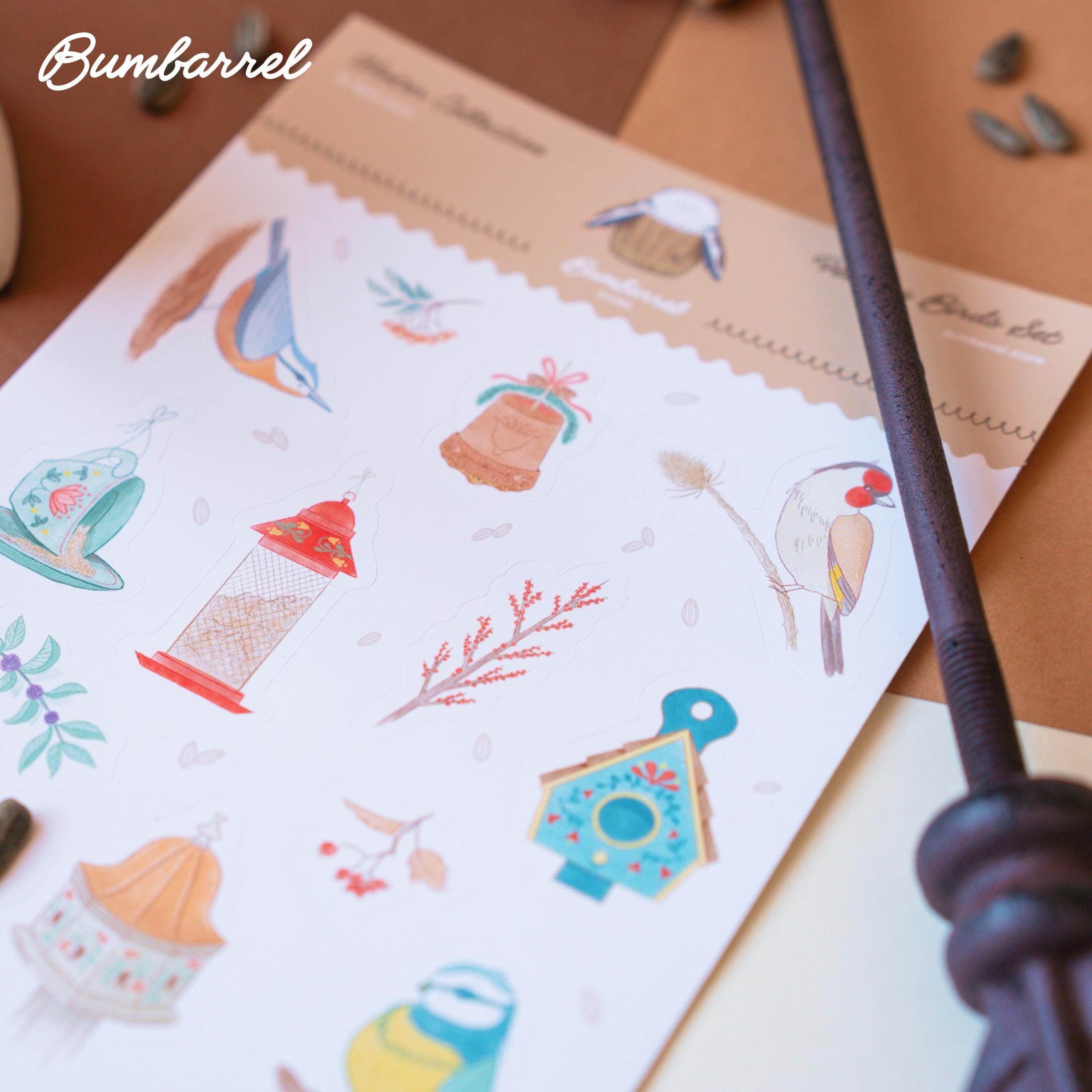 The Bird Watching Journal Stickers Sheet