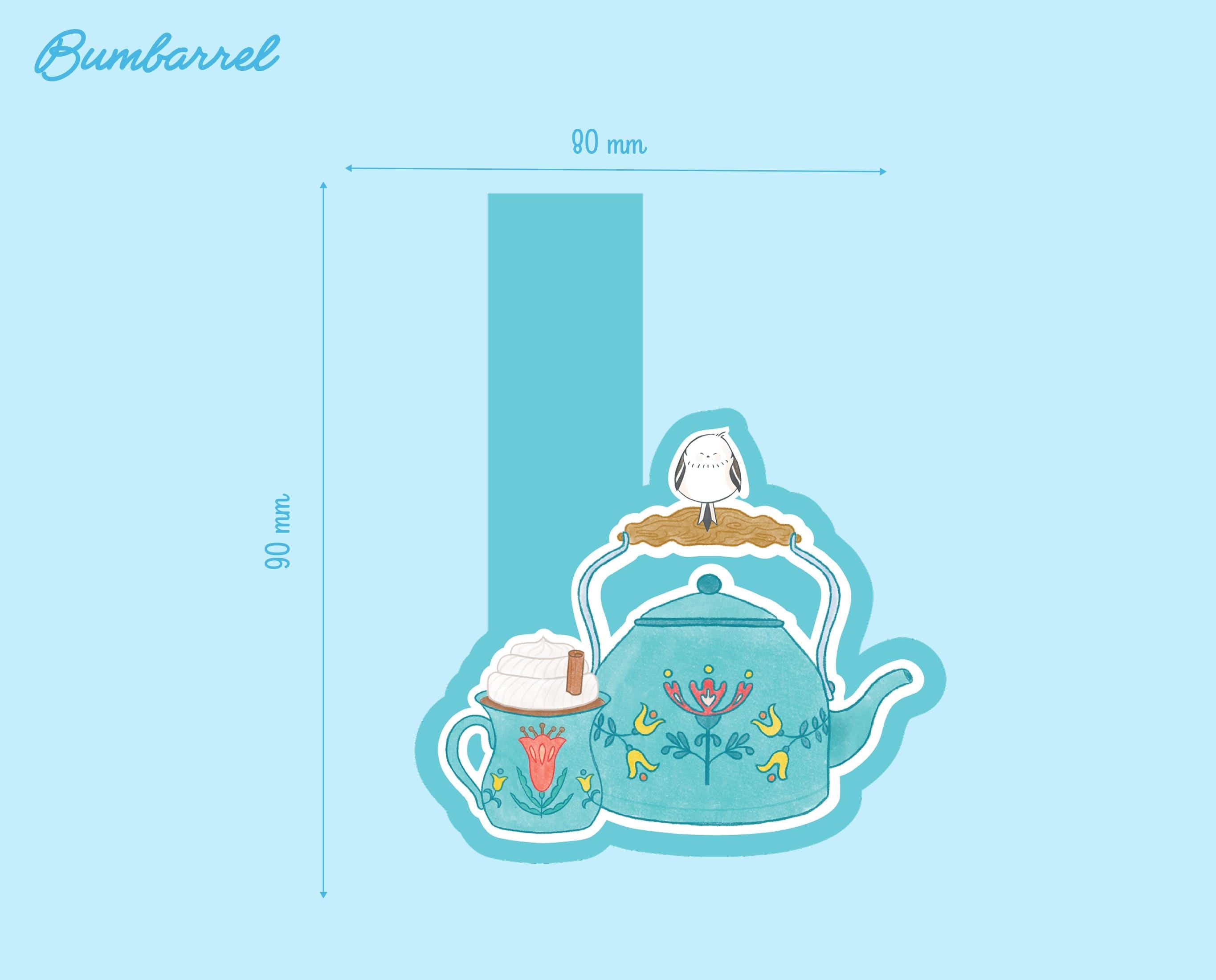 Hand-Painted Bookmarks Trio | Sweater, Skates, Teapot Designs