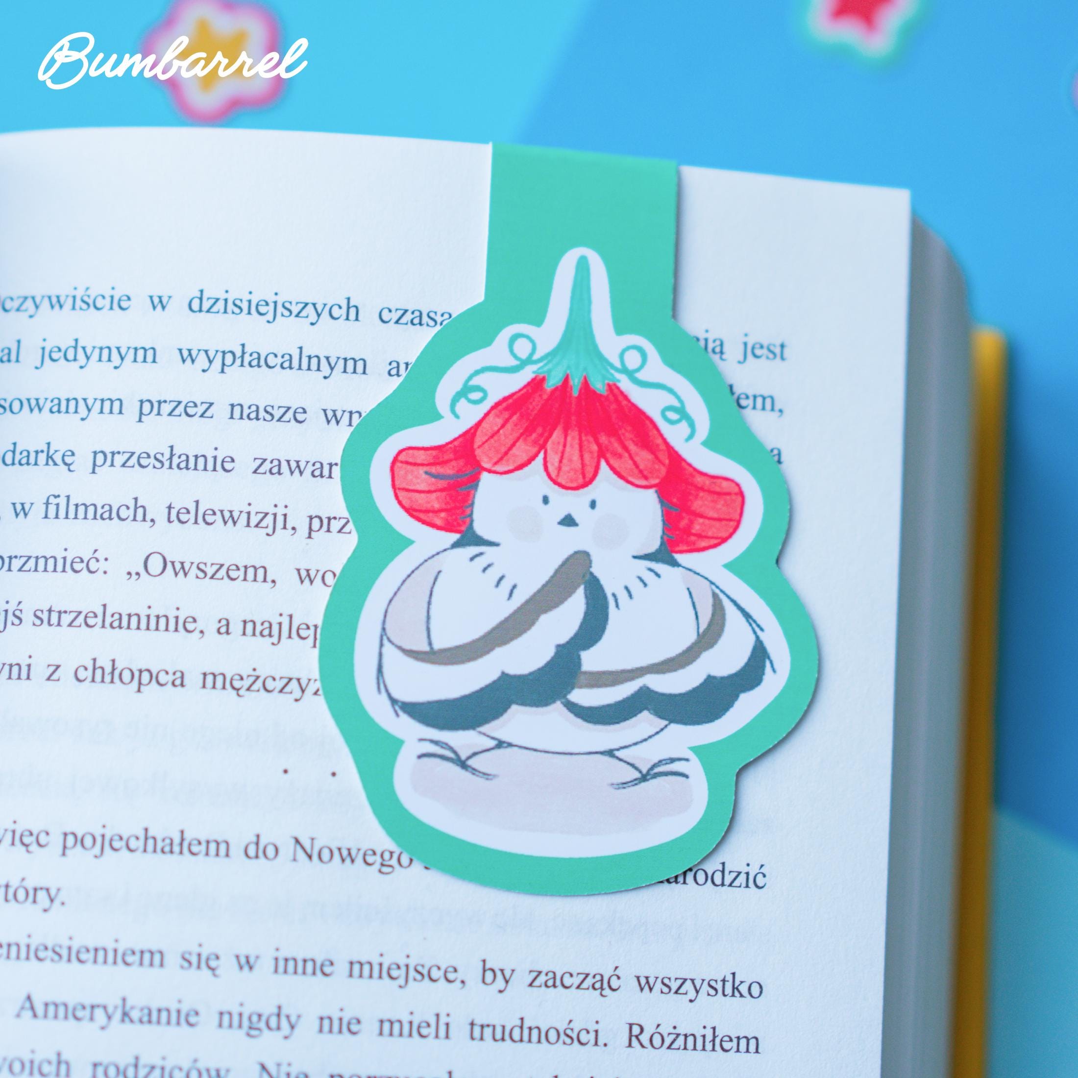 Hand-Painted Bird Bookmark