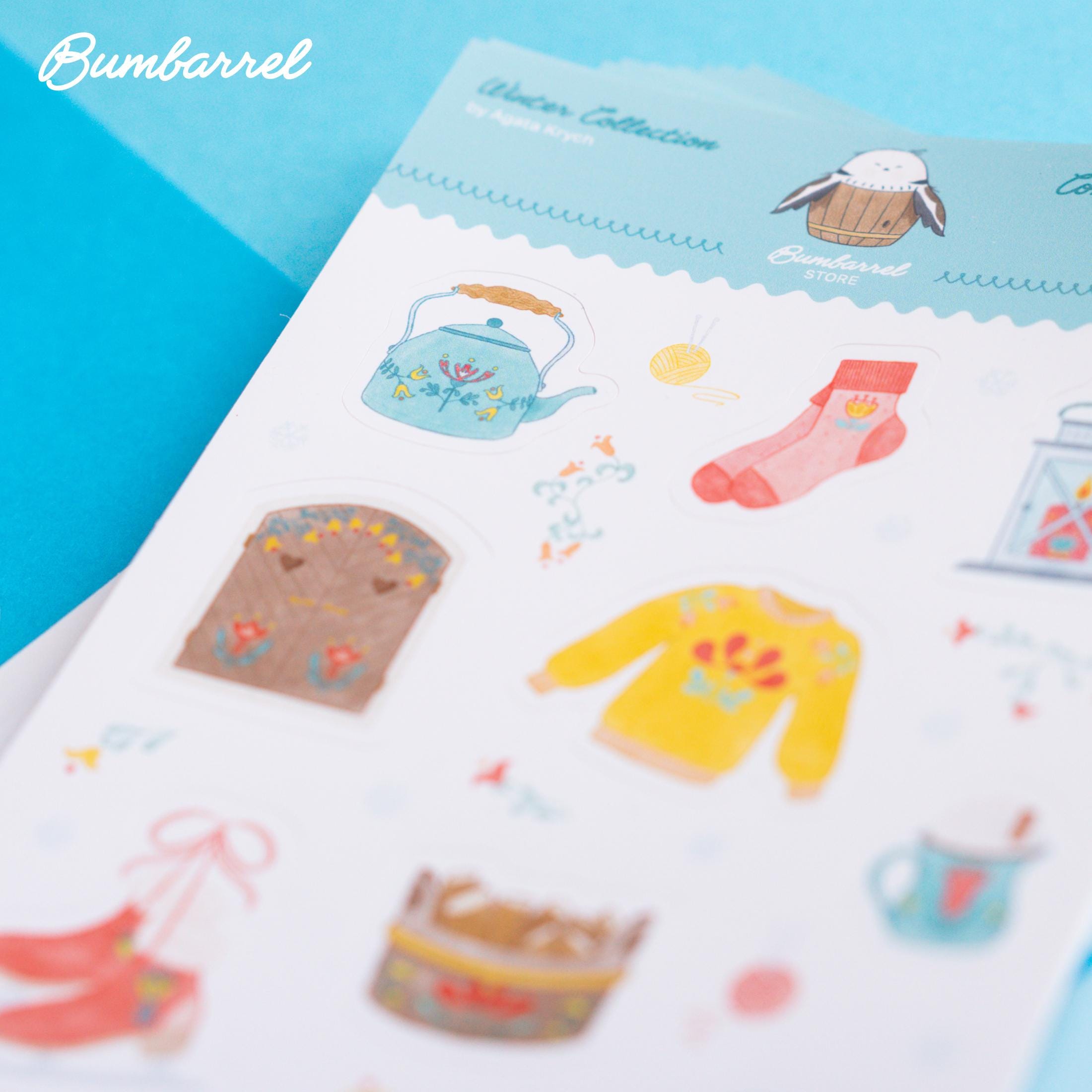 The Cottage Winter Sticker Sheet