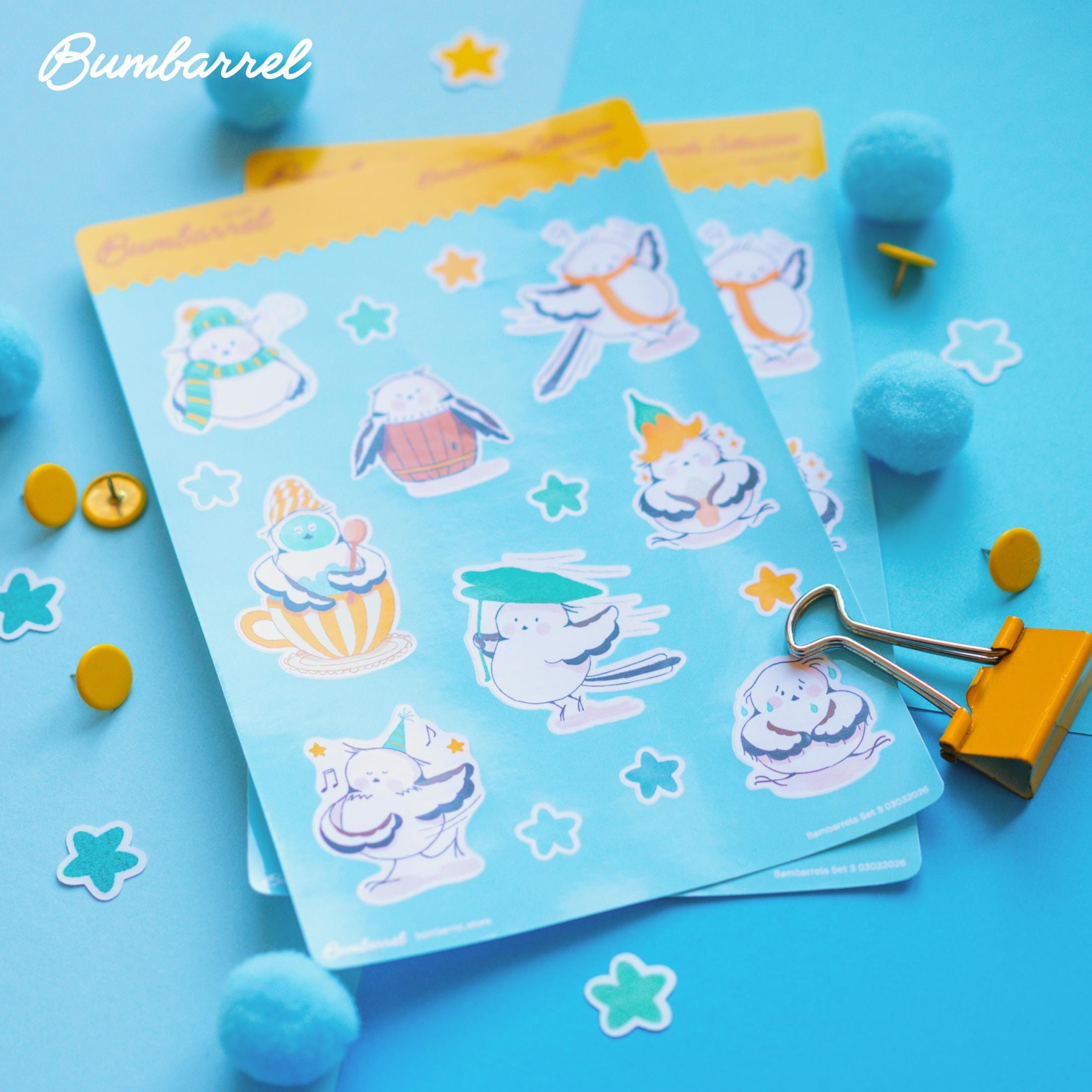 Bumbarrel Sticker Sheet - Vol. 3