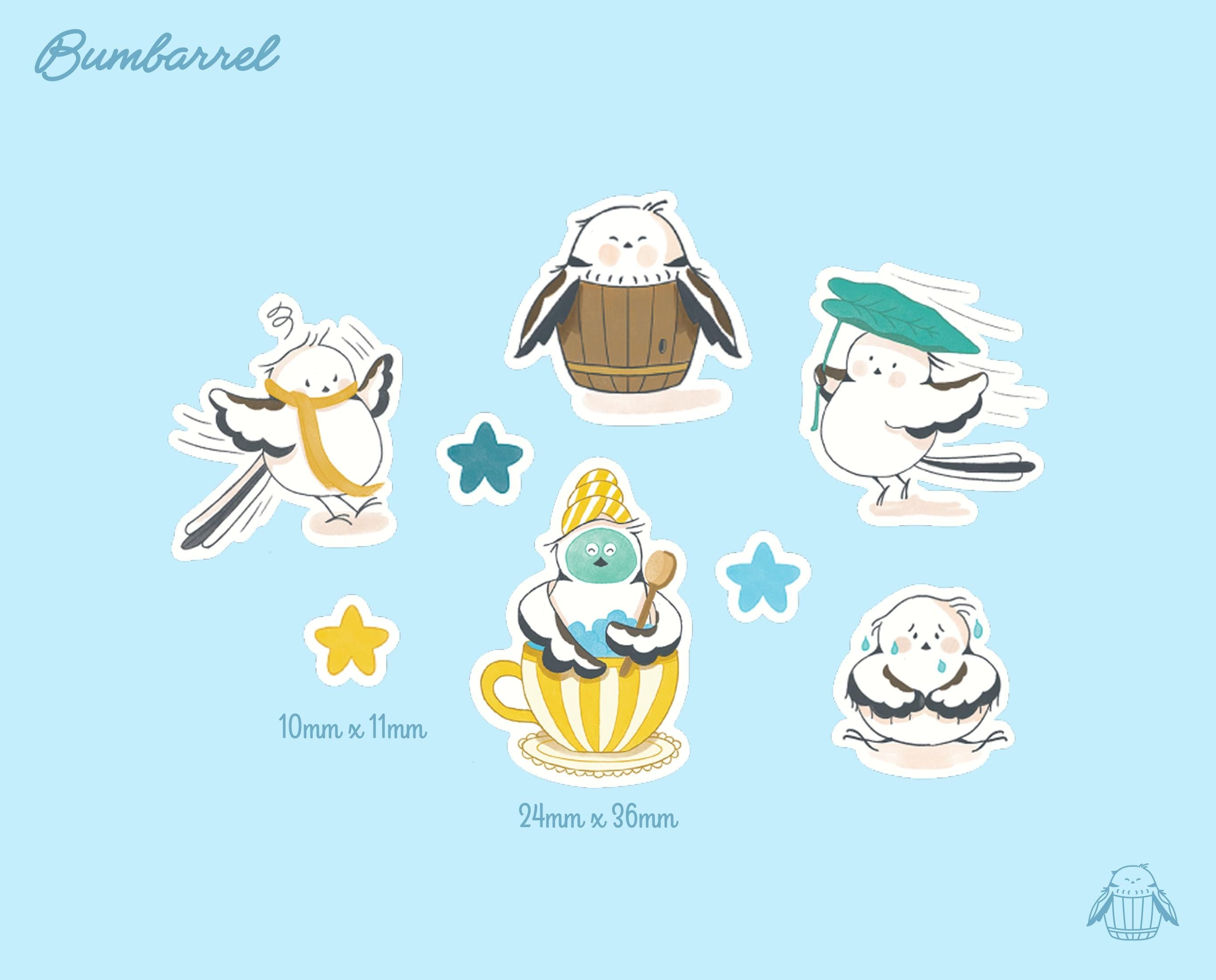 Bumbarrel Sticker Sheet - Vol. 3