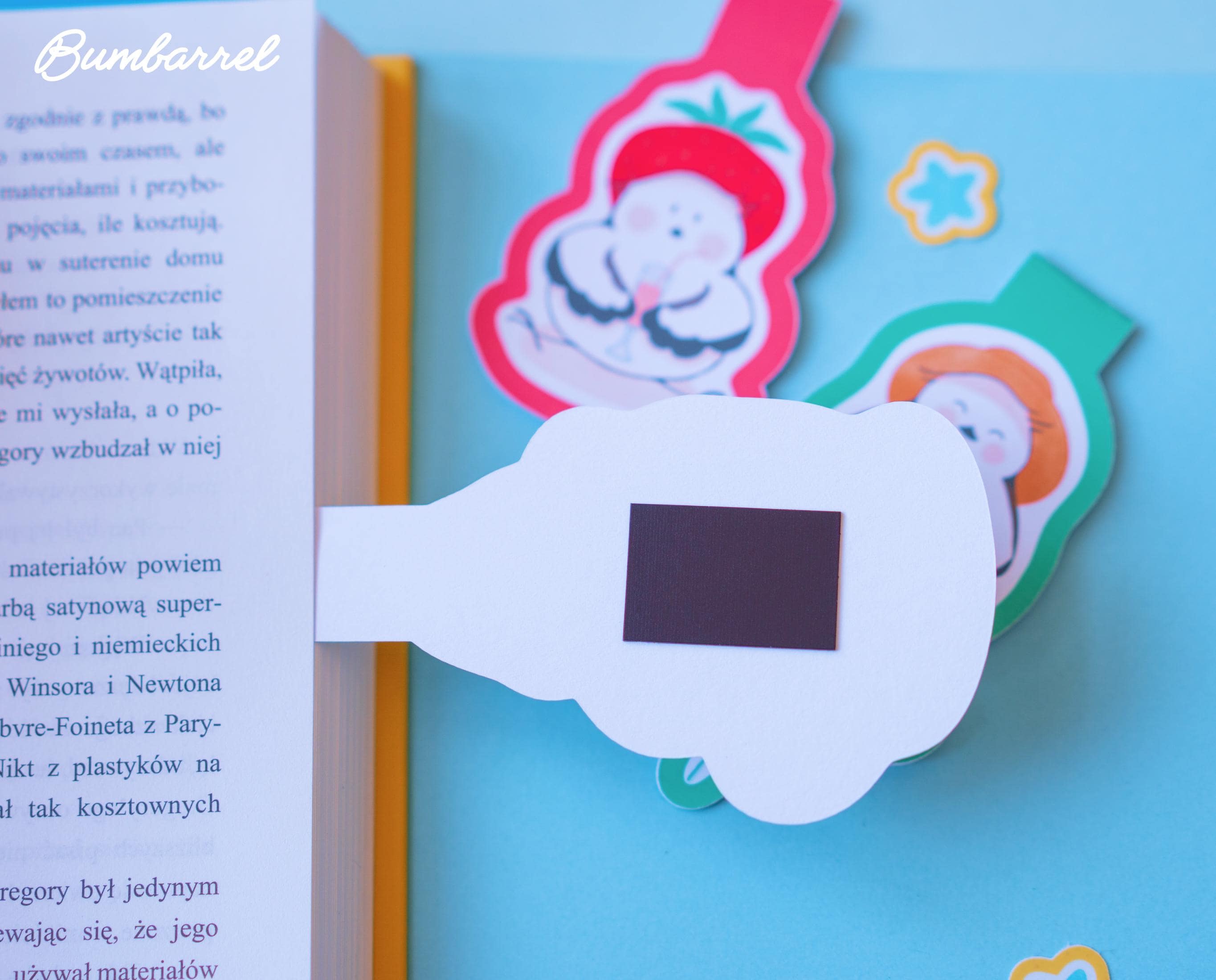 Hand-Painted Cozy Bookmark