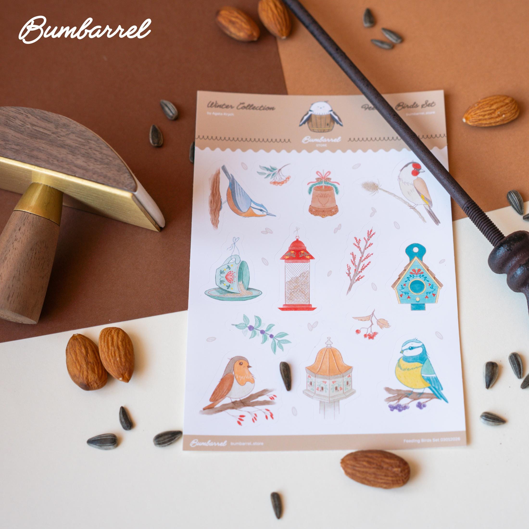 The Bird Watching Journal Stickers Sheet