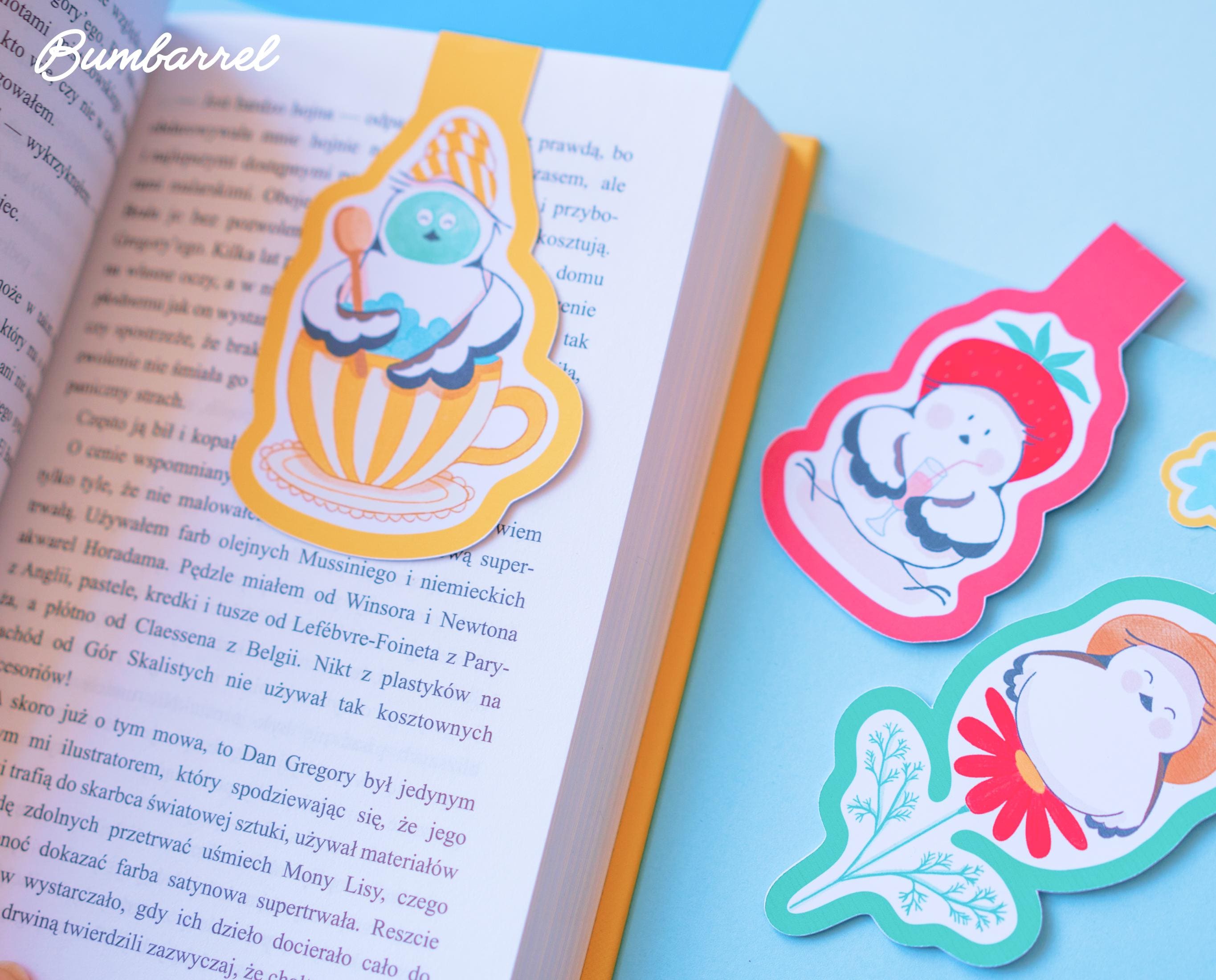 Hand-Painted  Long-Tailed Tit Bookmark