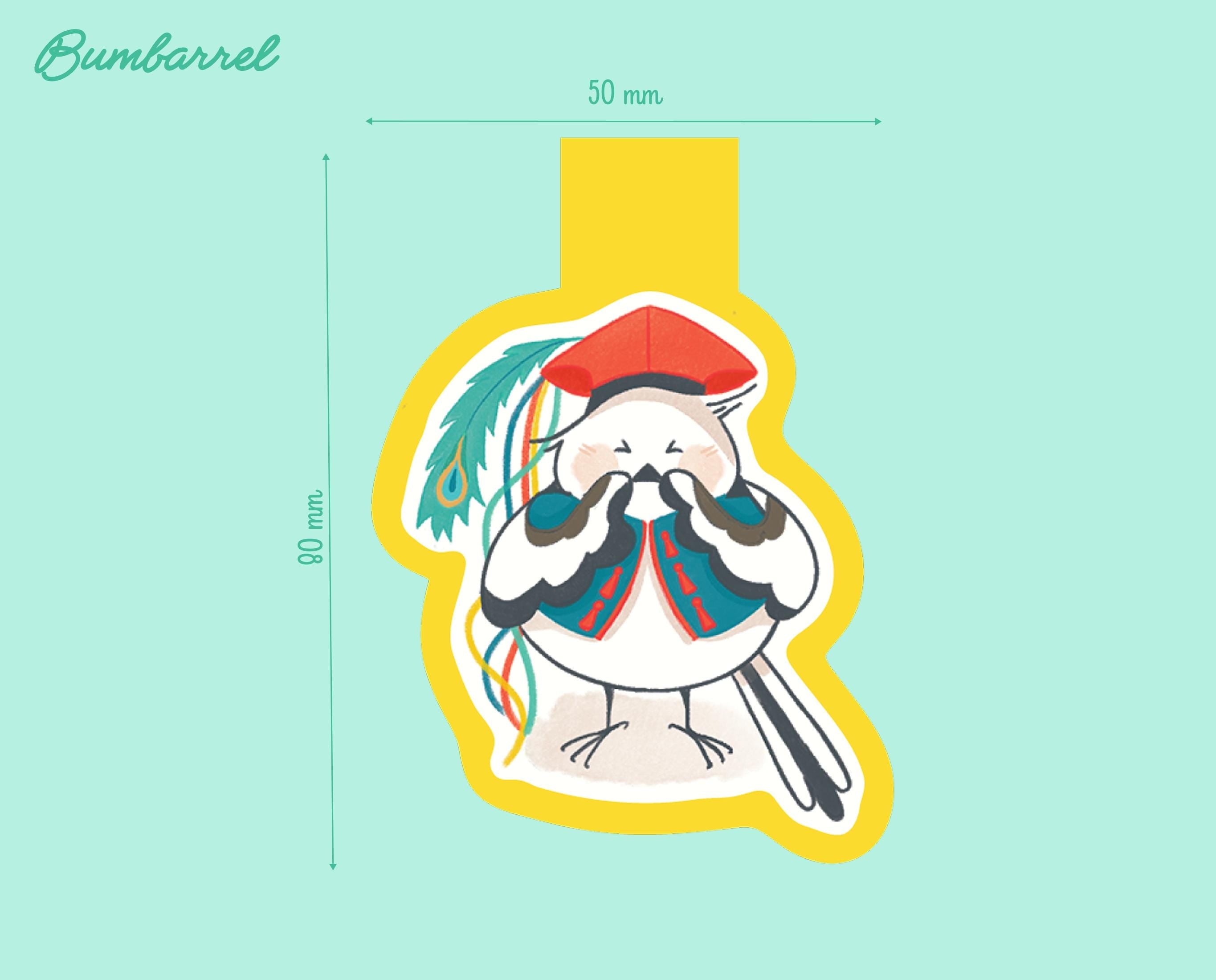 Hand-Painted City Spirit Bookmark