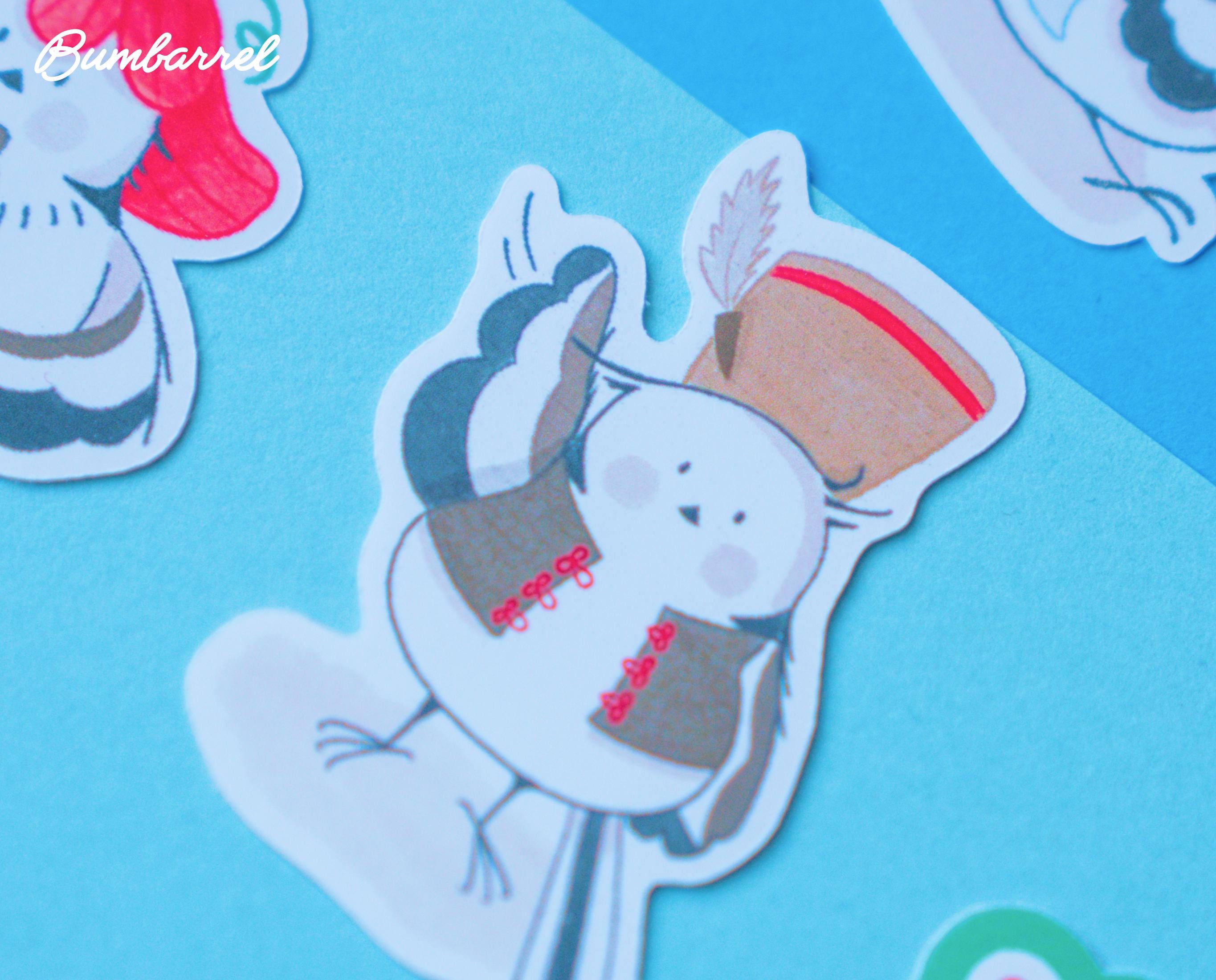 The Bumbarrel bundle | 19 Hand-Drawn Stickers, Complete Mascot Collection Vol. 1-3