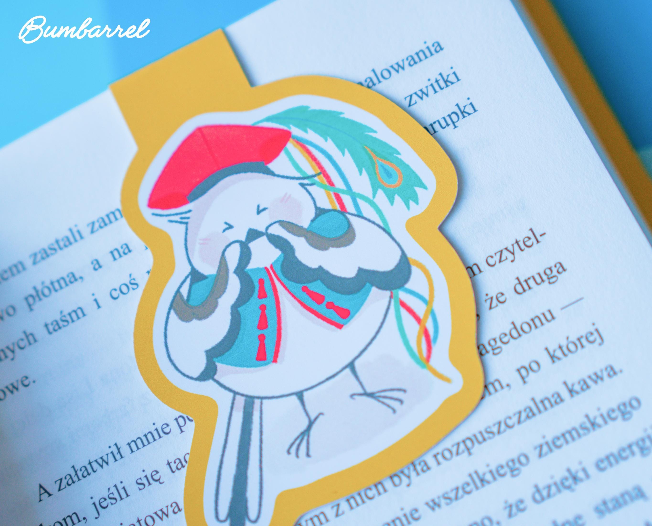 Hand-Painted City Spirit Bookmark