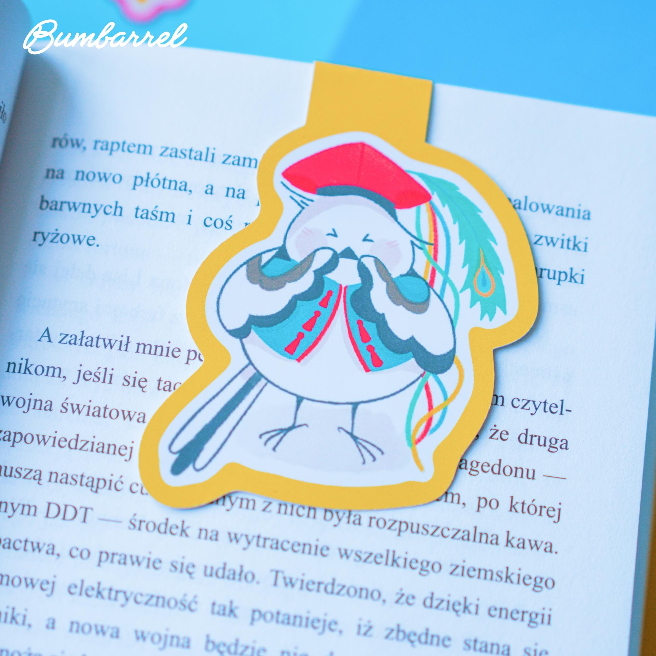 Hand-Painted City Spirit Bookmark