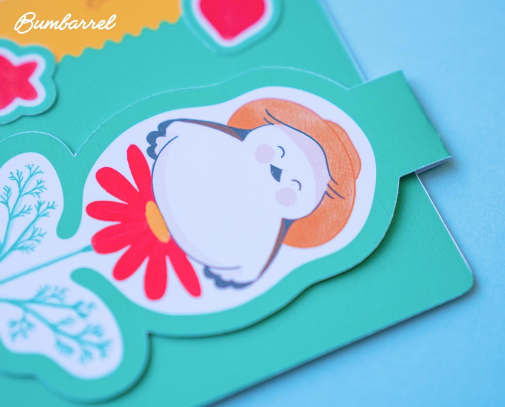 The Hand-Painted Gardner Bookmark