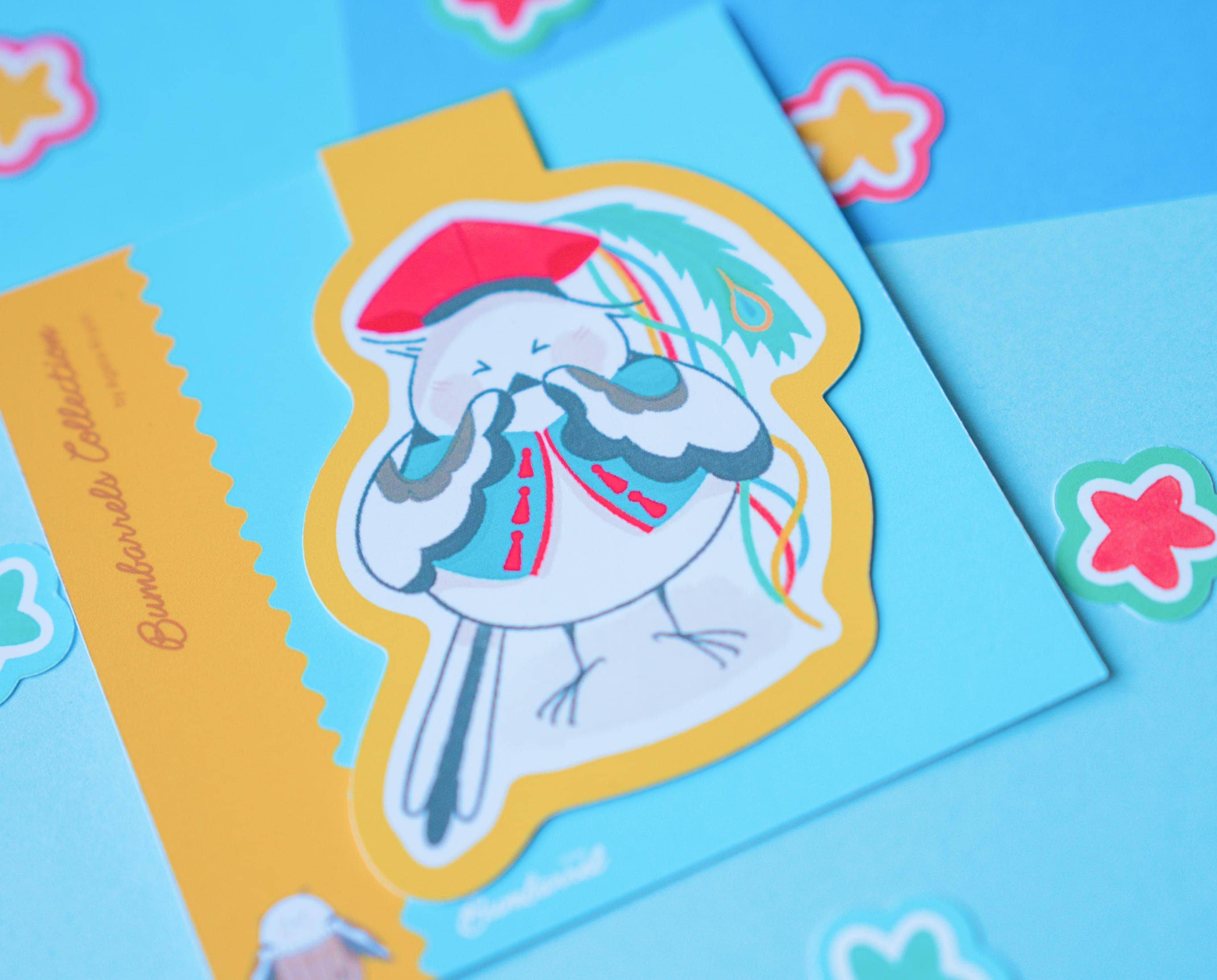 Hand-Painted City Spirit Bookmark