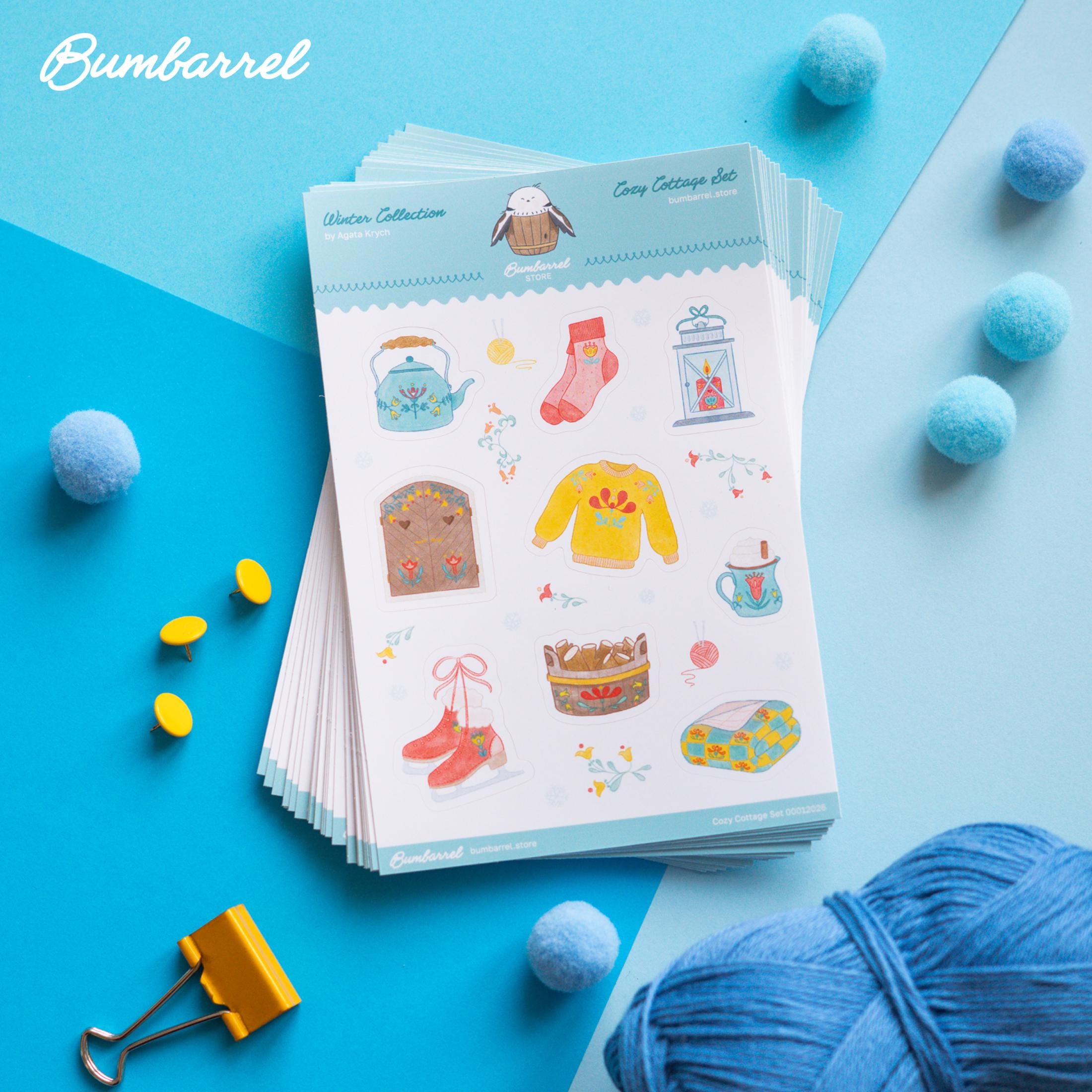 The Cottage Winter Sticker Sheet