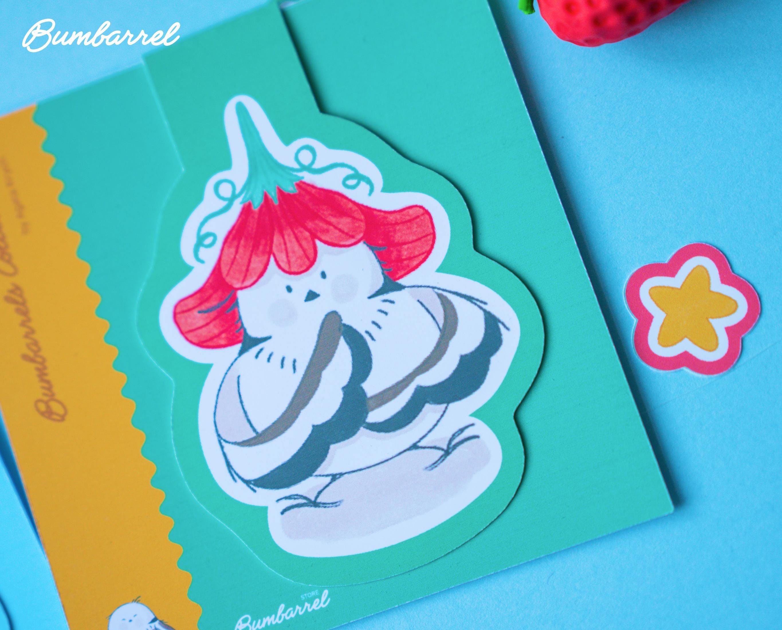 Hand-Painted Bird Bookmark