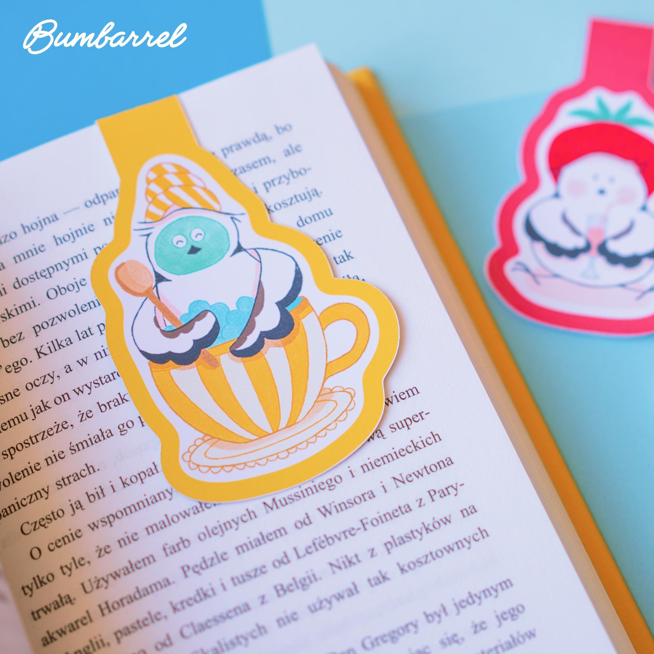 Hand-Painted  Long-Tailed Tit Bookmark