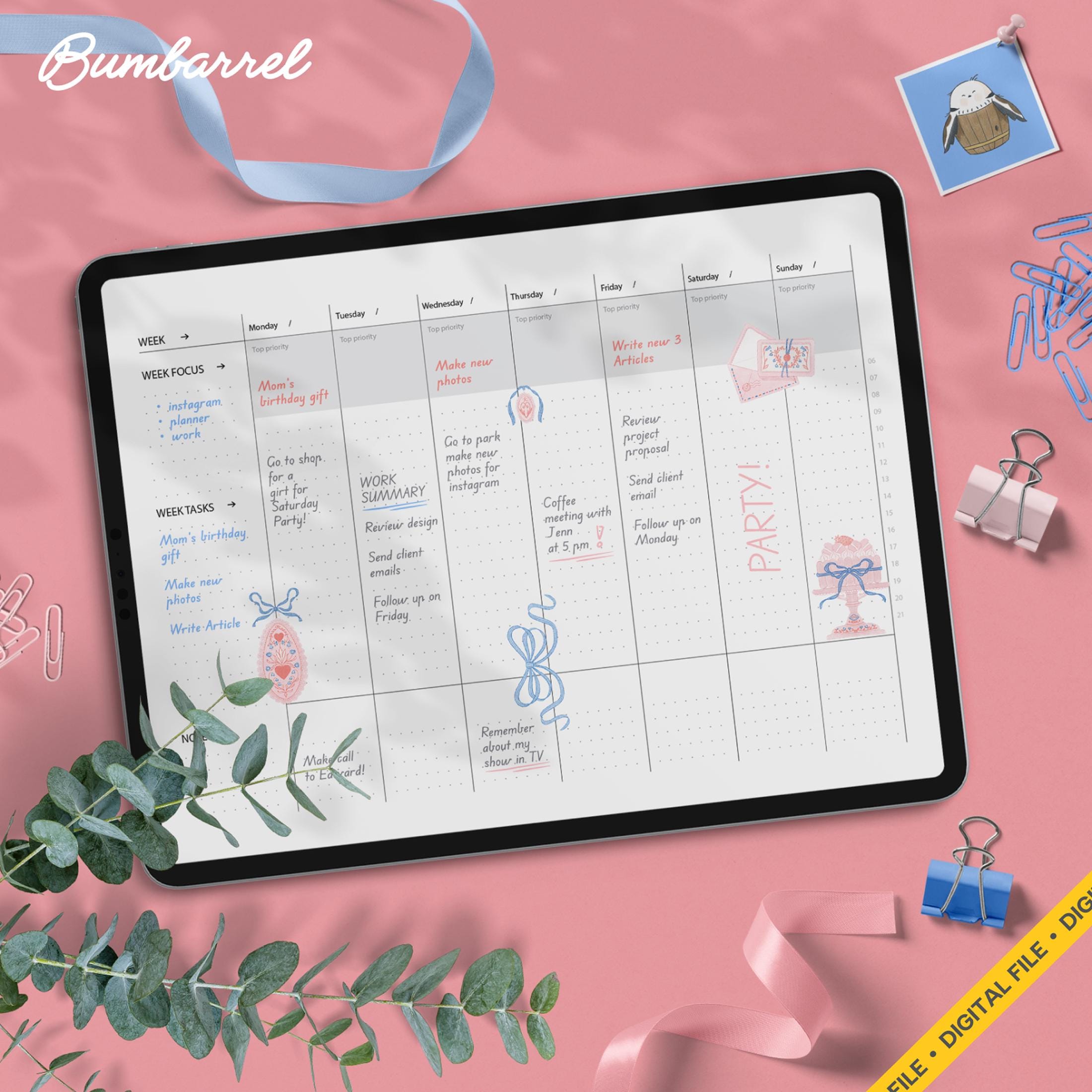 Digital: Regency Stationery Stickers