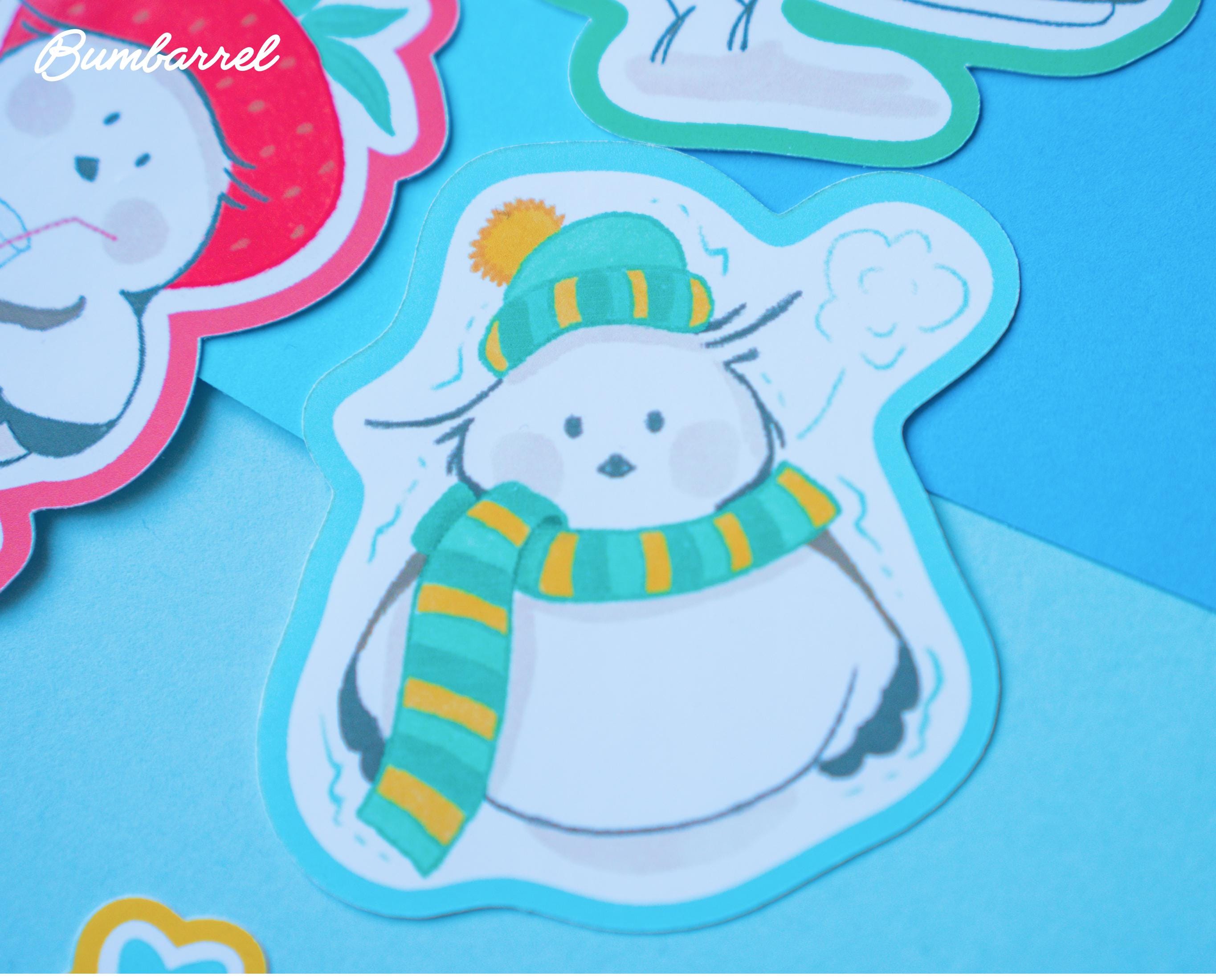 Three Bumbarrel Large Die-Cut Sticker Set