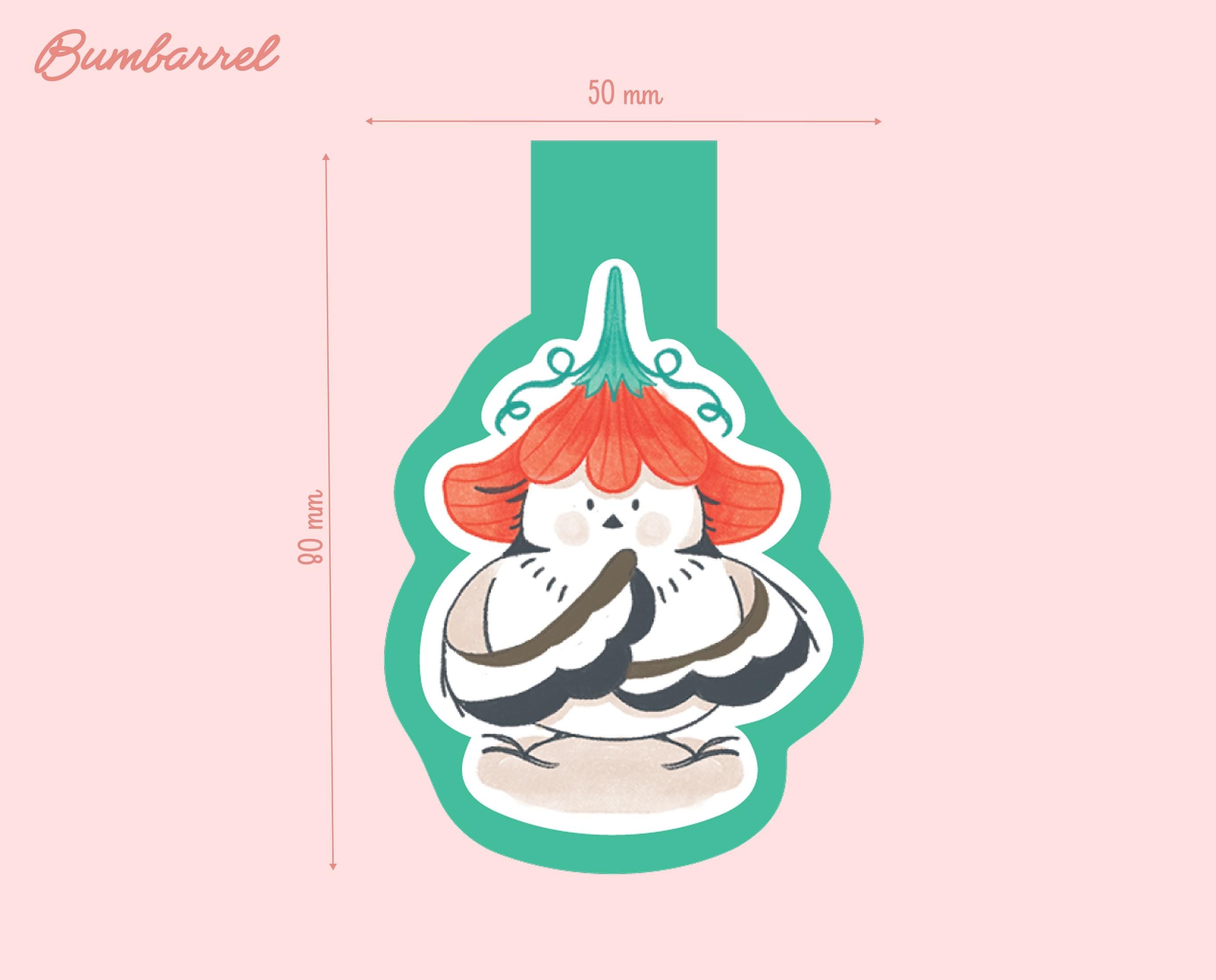 Hand-Painted Bird Bookmark Set of 2